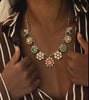 Bridalaya Multicolor Crystal Charm Necklace