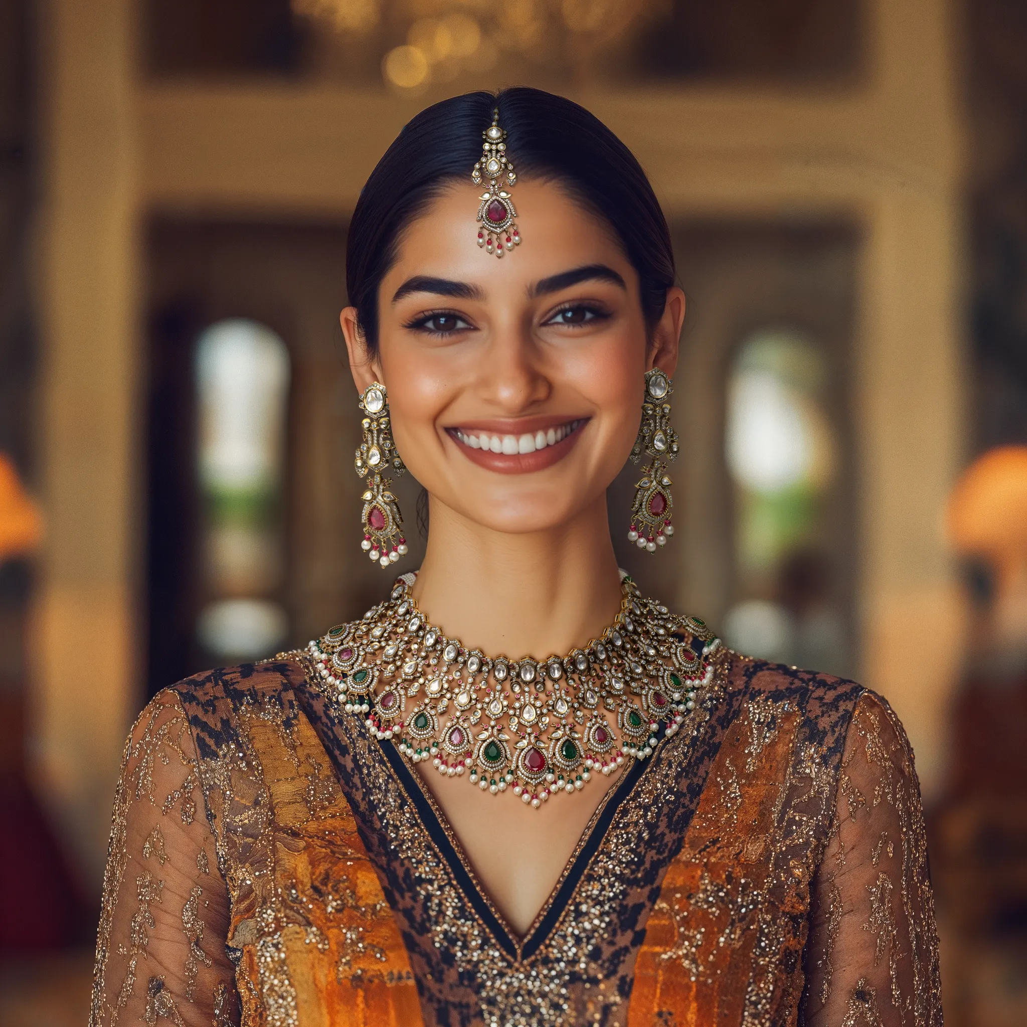 Mughal Moonlight Choker Set