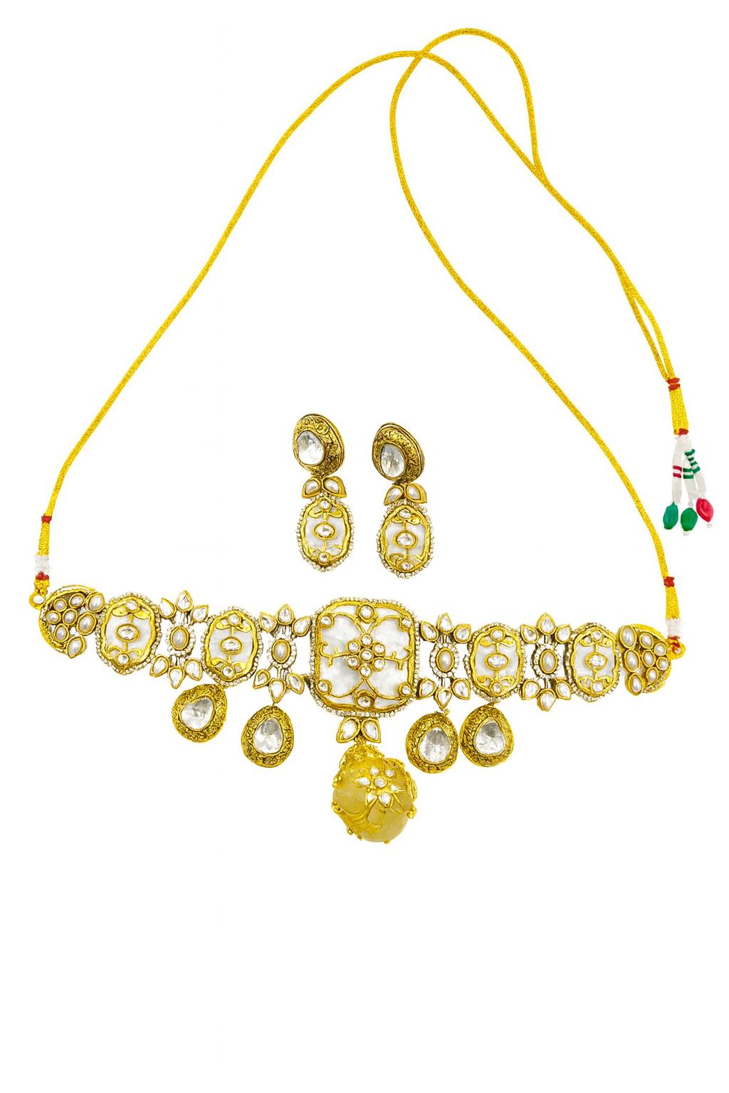 Royal Kundan Choker Necklace Set