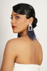 Blue Feather Earrings