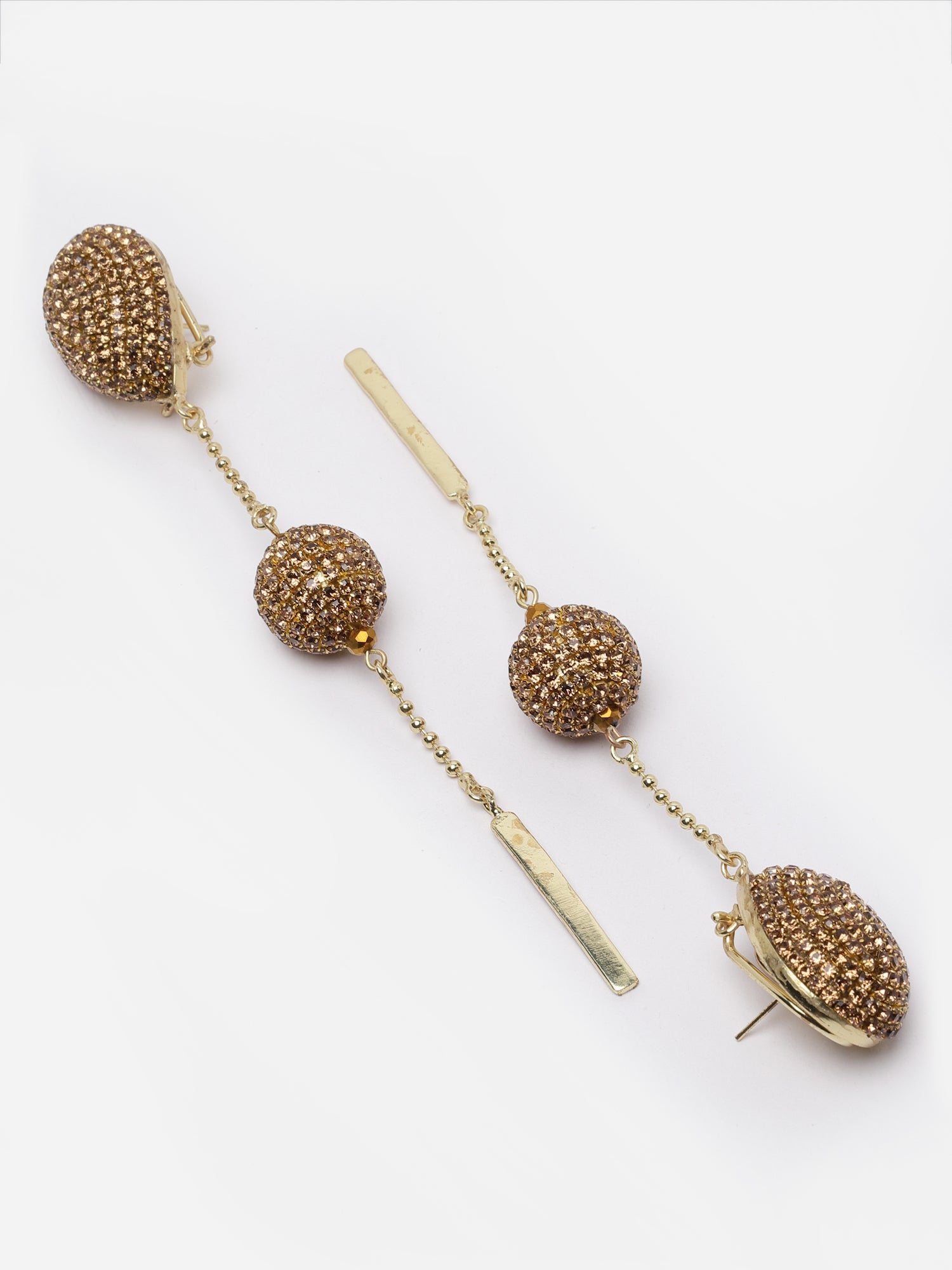 Silver Long Drop Earrings 2