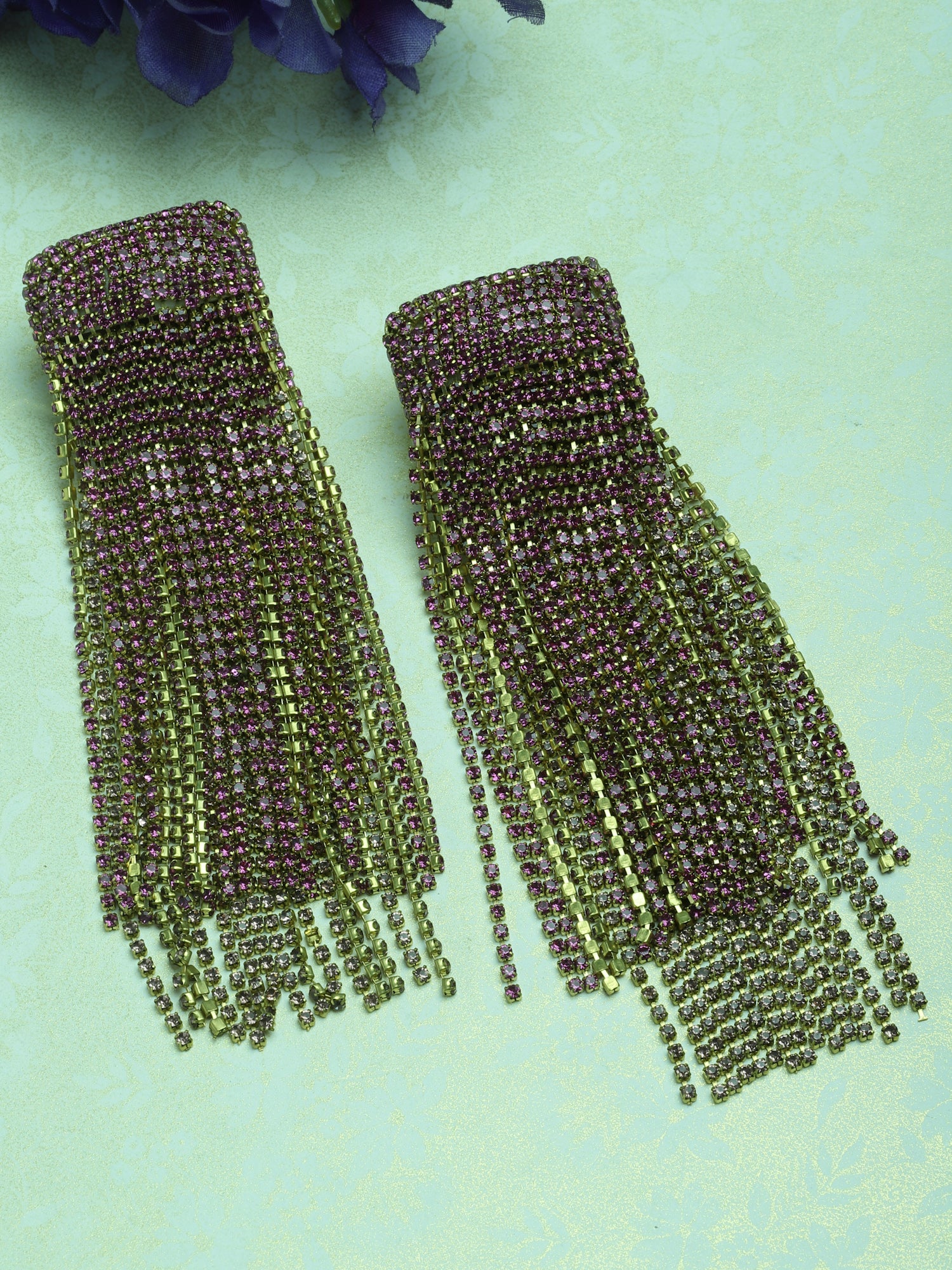 Crystal Long Chain Dangler 1