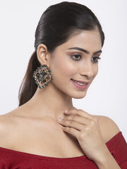 Diamond Shaped Black Stud