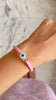 Personalized Evil Eye Lychee Candy Bracelet