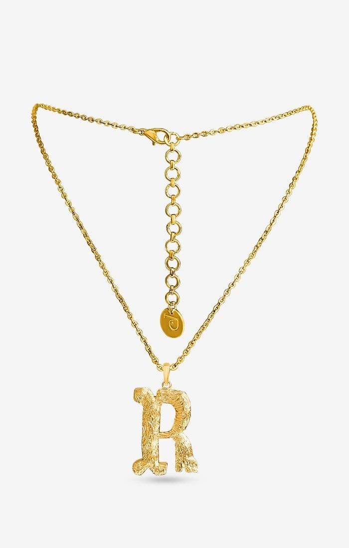 Iniziale Gold Charm Necklace