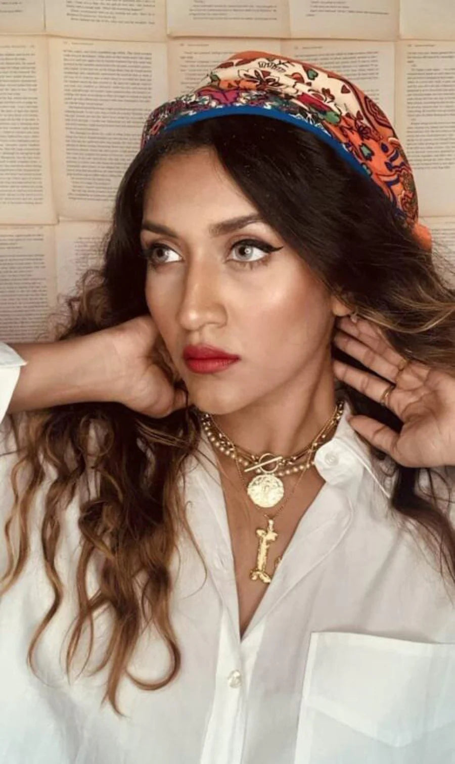 Iniziale Gold Charm Necklace