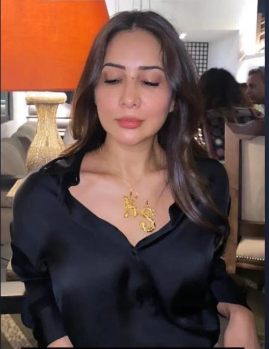 Iniziale Gold Charm Necklace