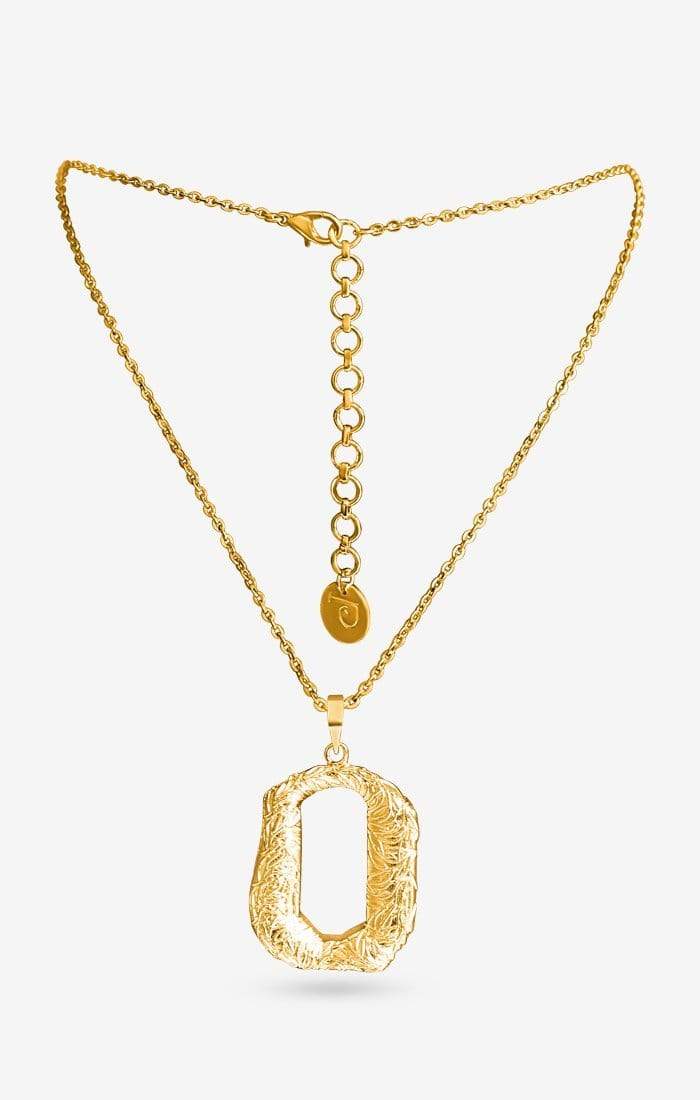 Iniziale Gold Charm Necklace
