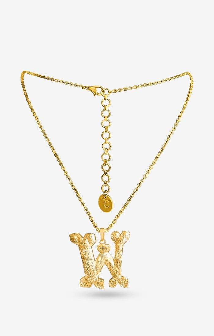 Iniziale Gold Charm Necklace