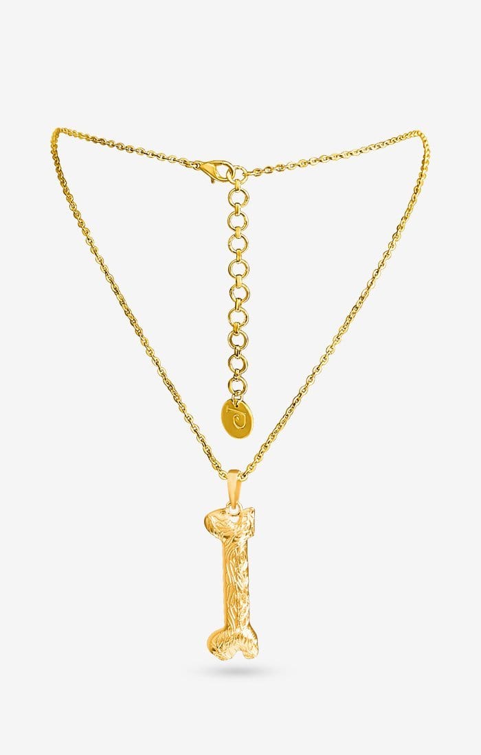 Iniziale Gold Charm Necklace