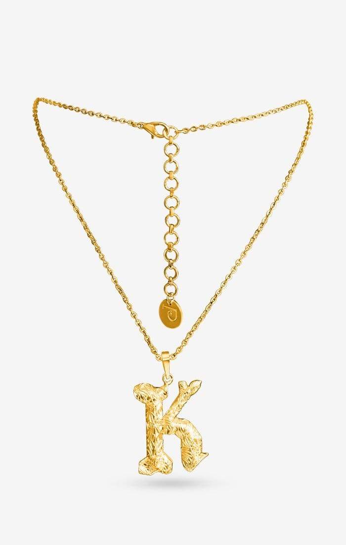 Iniziale Gold Charm Necklace