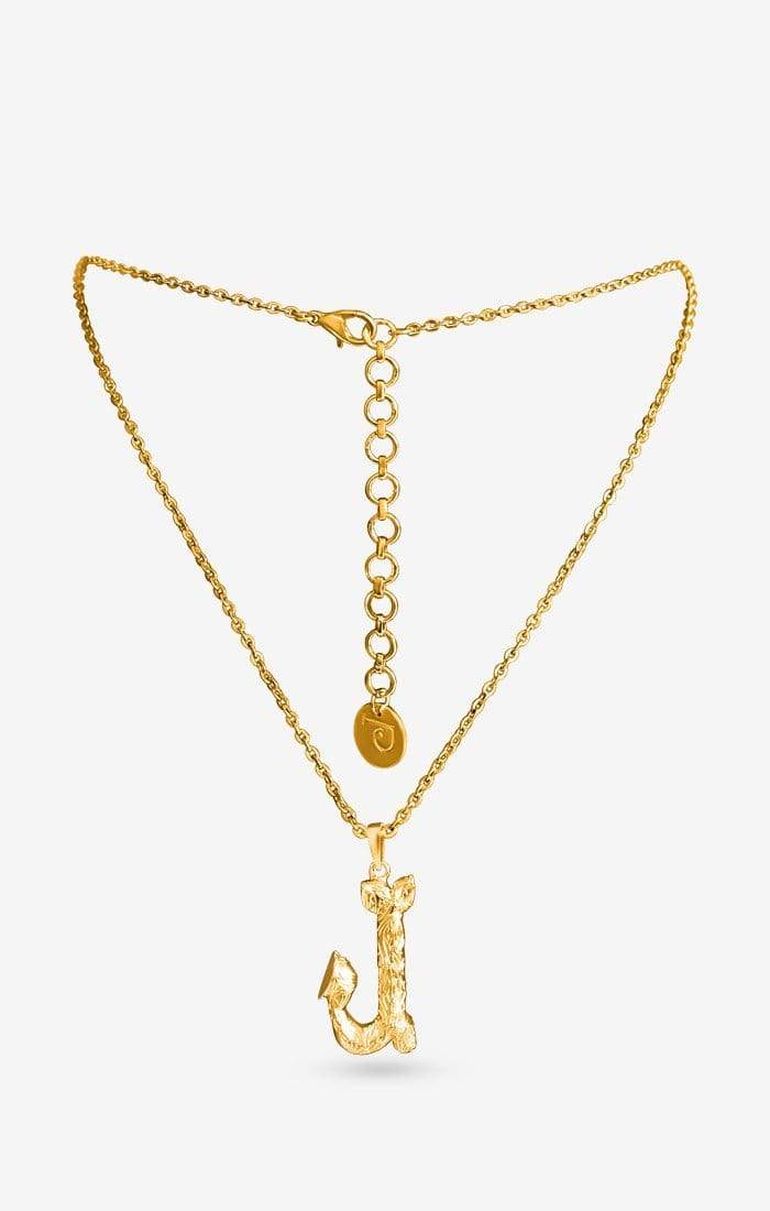 Iniziale Gold Charm Necklace