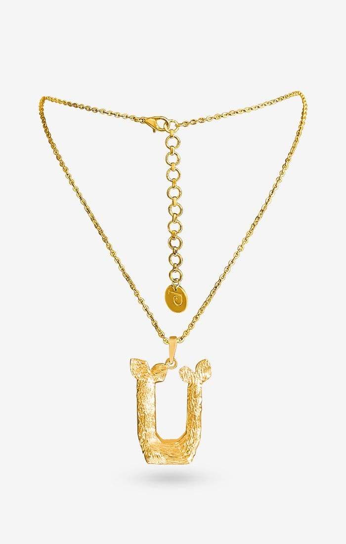 Iniziale Gold Charm Necklace