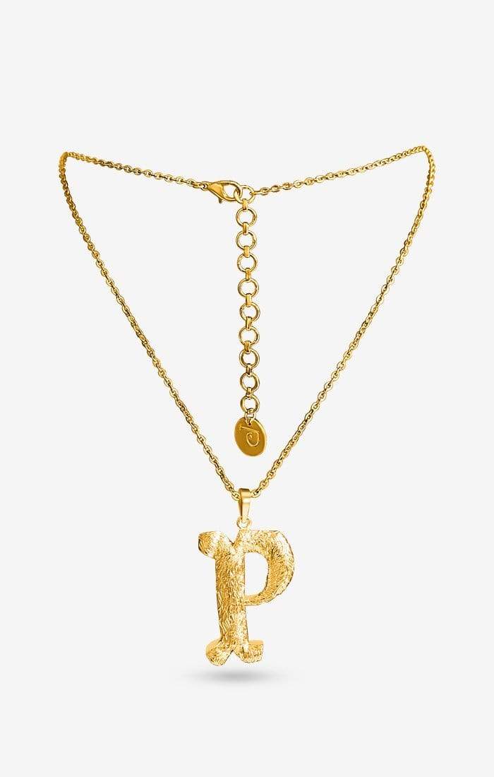 Iniziale Gold Charm Necklace
