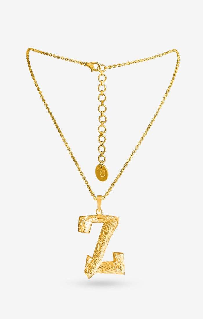 Iniziale Gold Charm Necklace