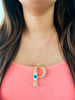 Evil Eye Iniziale Necklace