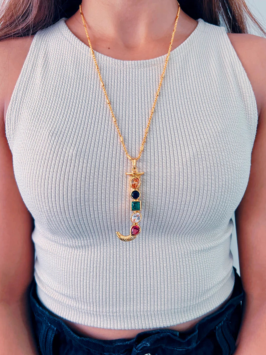 Grande Iniziale Charm Necklace