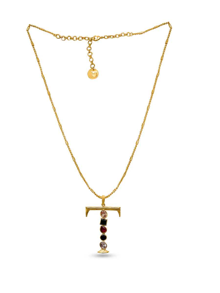 Grande Iniziale Charm Necklace