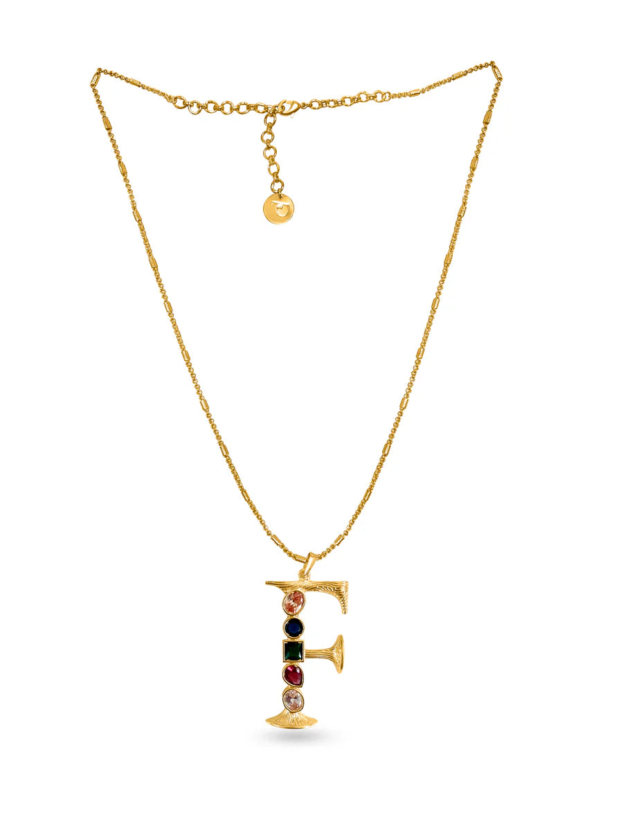 Grande Iniziale Charm Necklace
