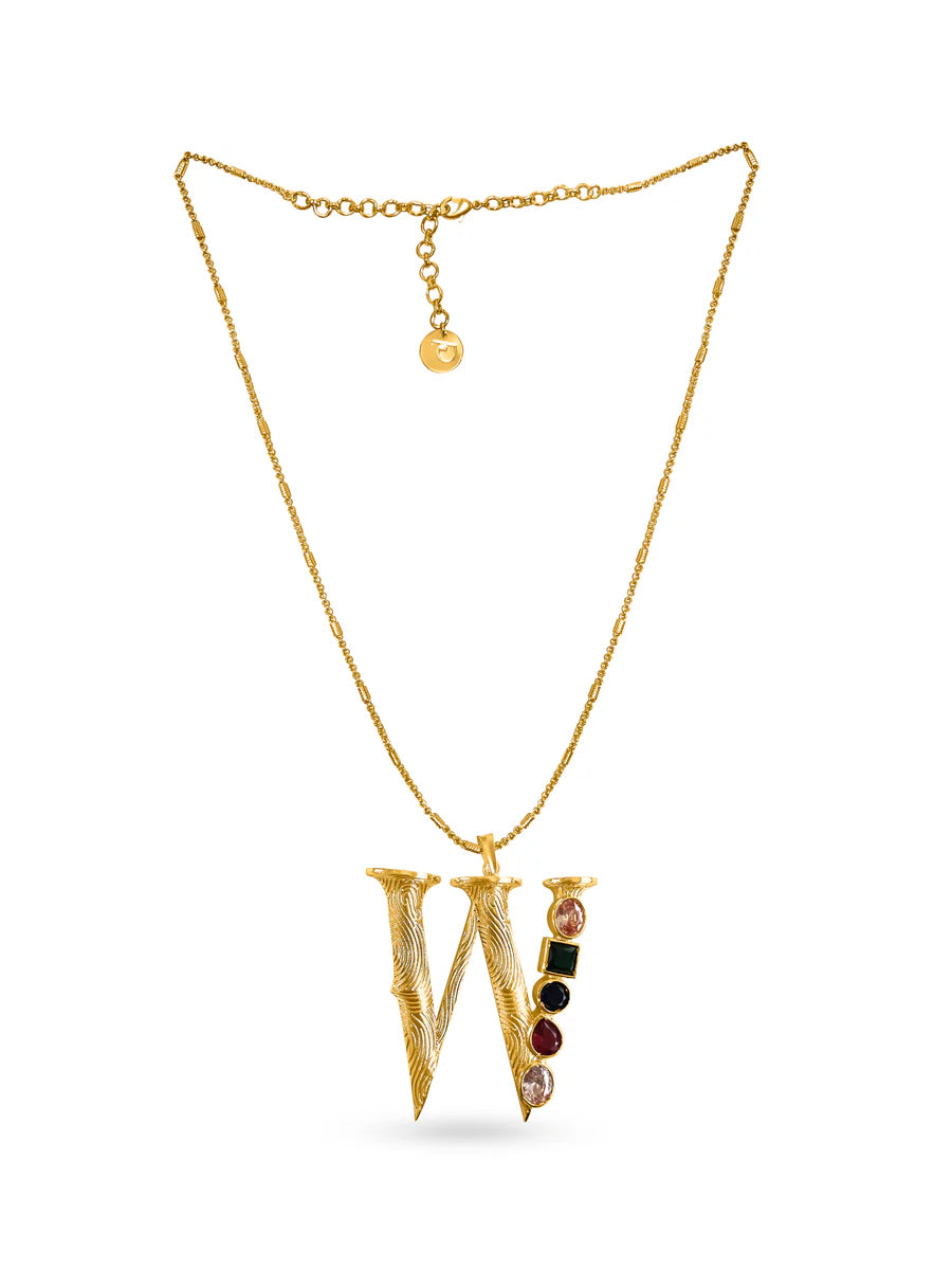 Grande Iniziale Charm Necklace
