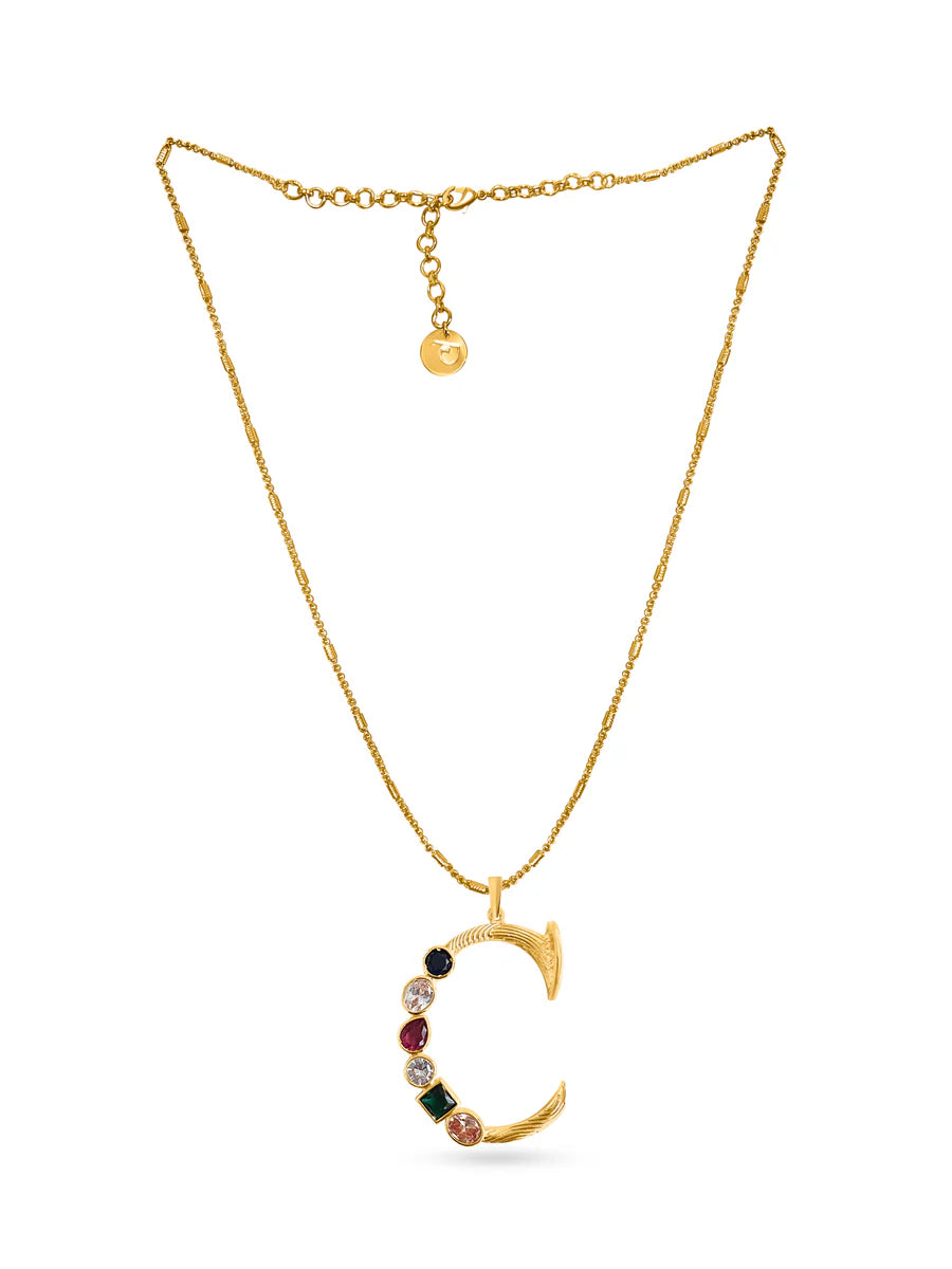 Grande Iniziale Charm Necklace