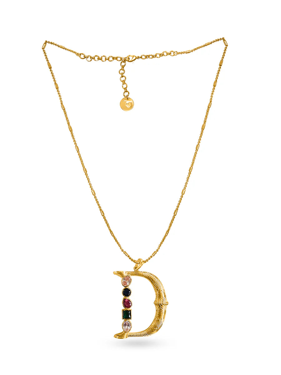 Grande Iniziale Charm Necklace
