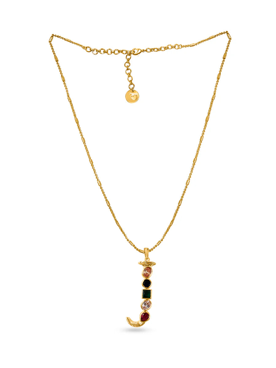 Grande Iniziale Charm Necklace