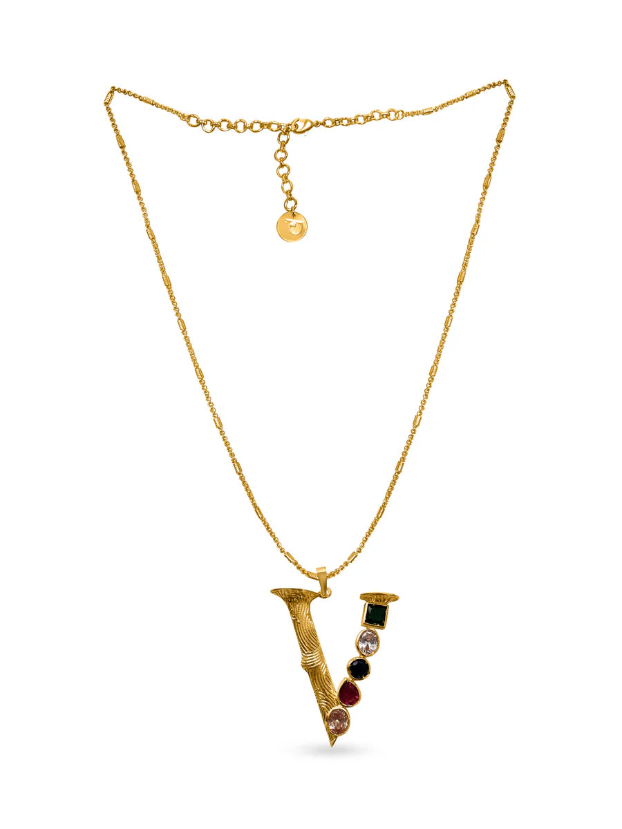Grande Iniziale Charm Necklace