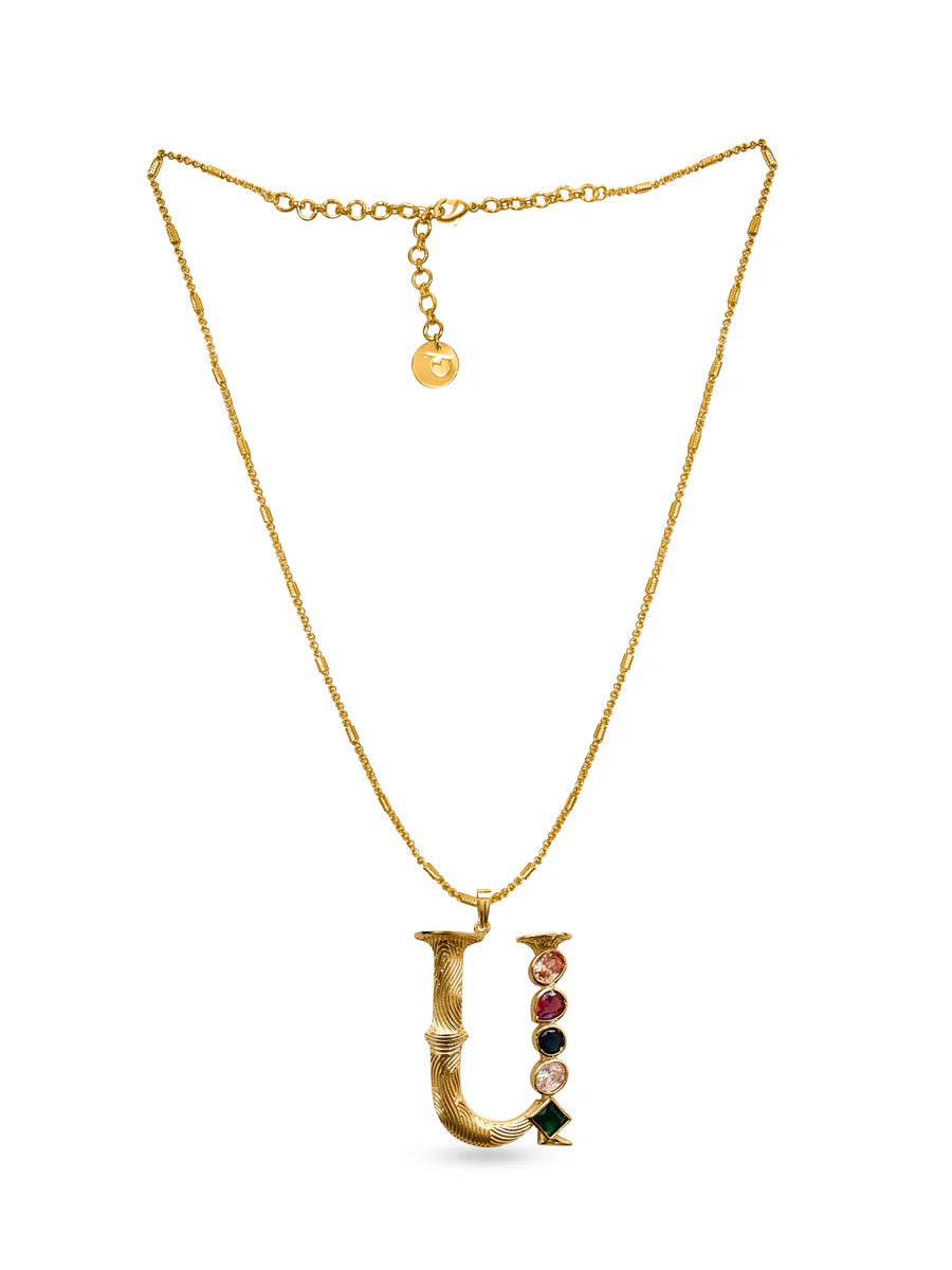 Grande Iniziale Charm Necklace