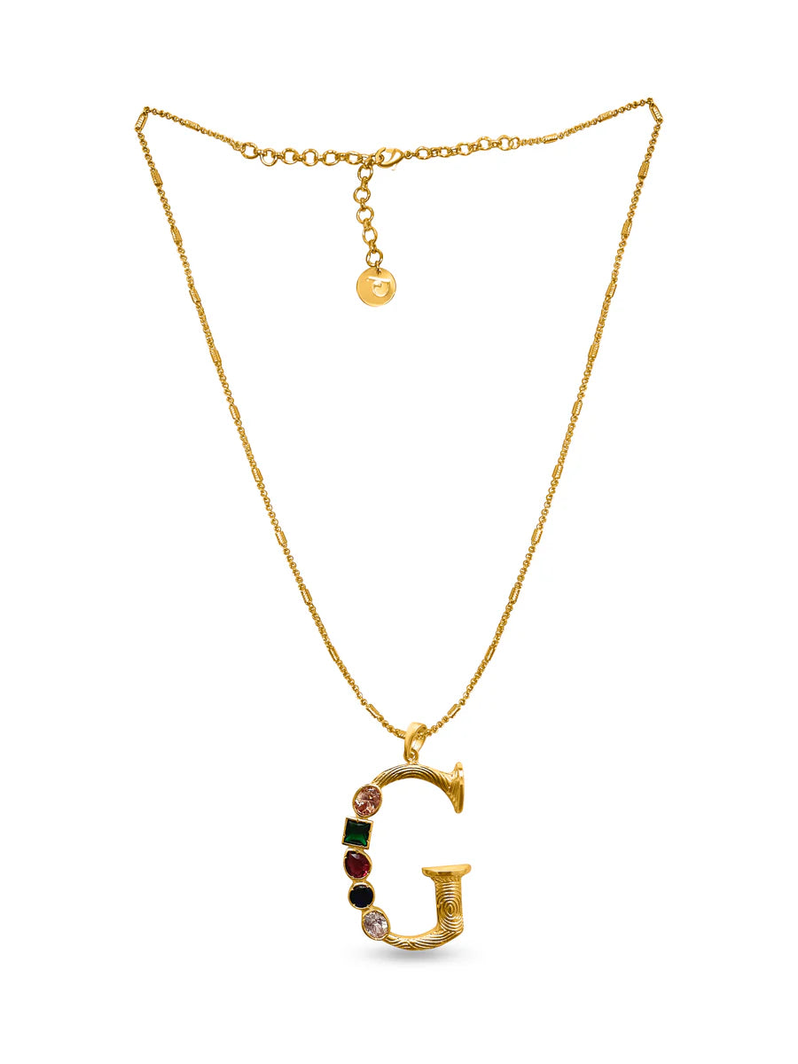 Grande Iniziale Charm Necklace