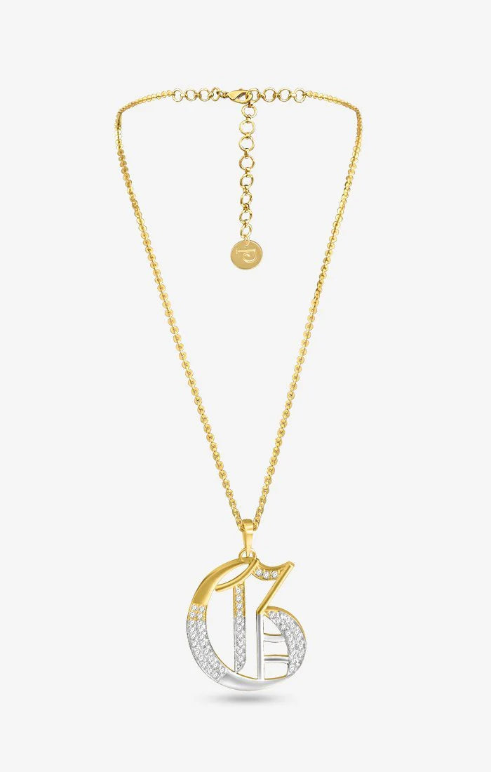 Brillo Iniziale Charm Necklace