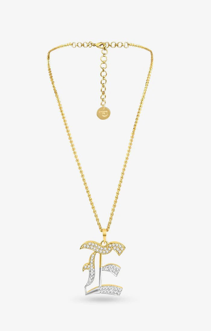 Brillo Iniziale Charm Necklace