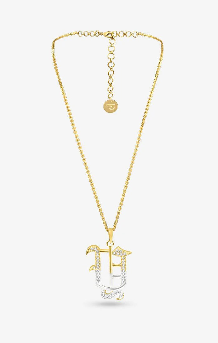 Brillo Iniziale Charm Necklace