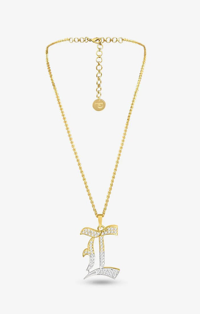 Brillo Iniziale Charm Necklace