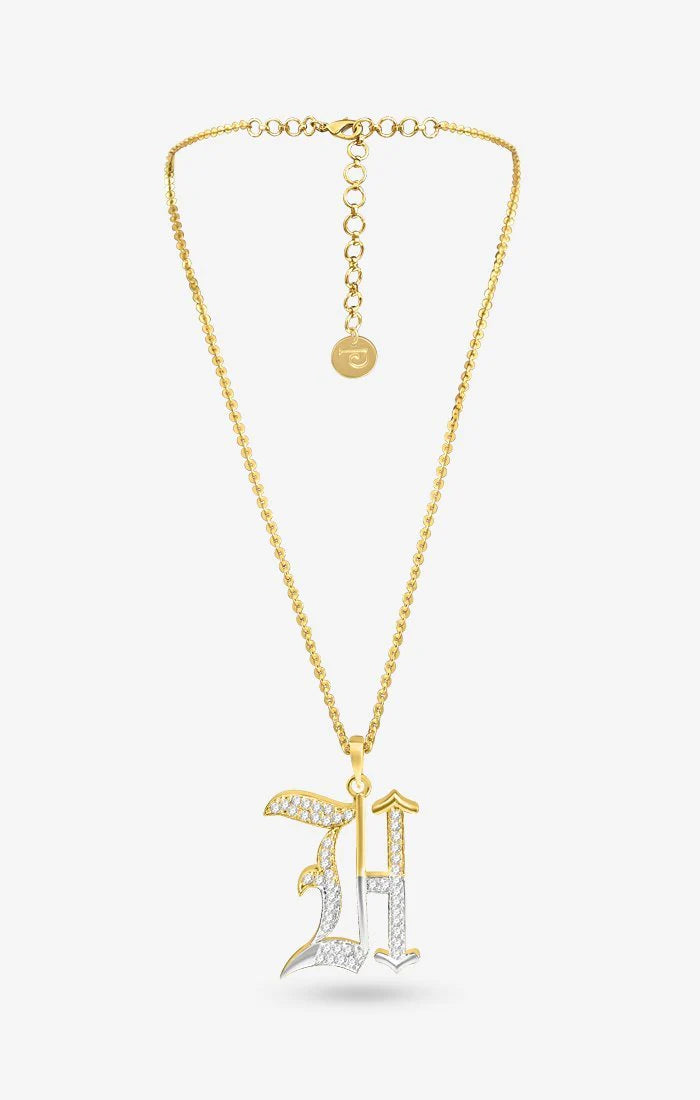 Brillo Iniziale Charm Necklace