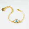 Evil Eye Gold Bracelet