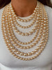 Champagne Lumi Pearl Necklace