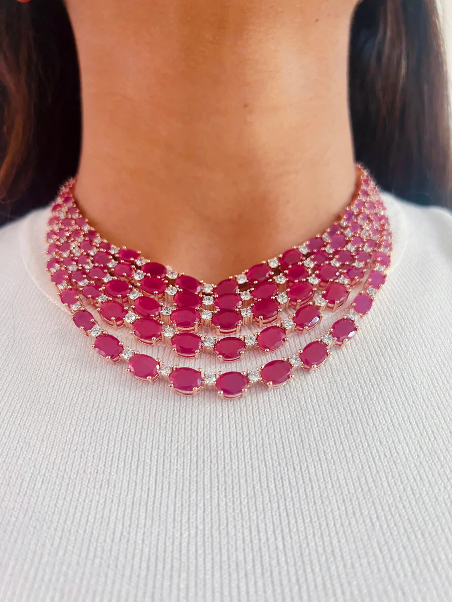 Celine Ruby Set