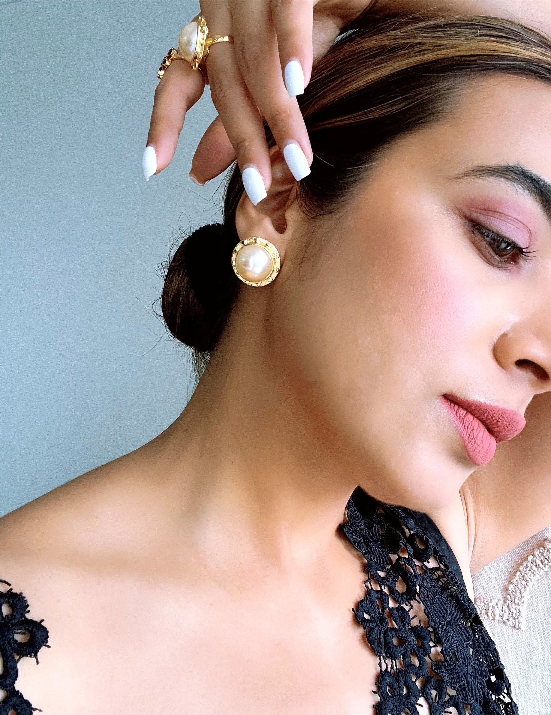 Pearl Luxe Studs