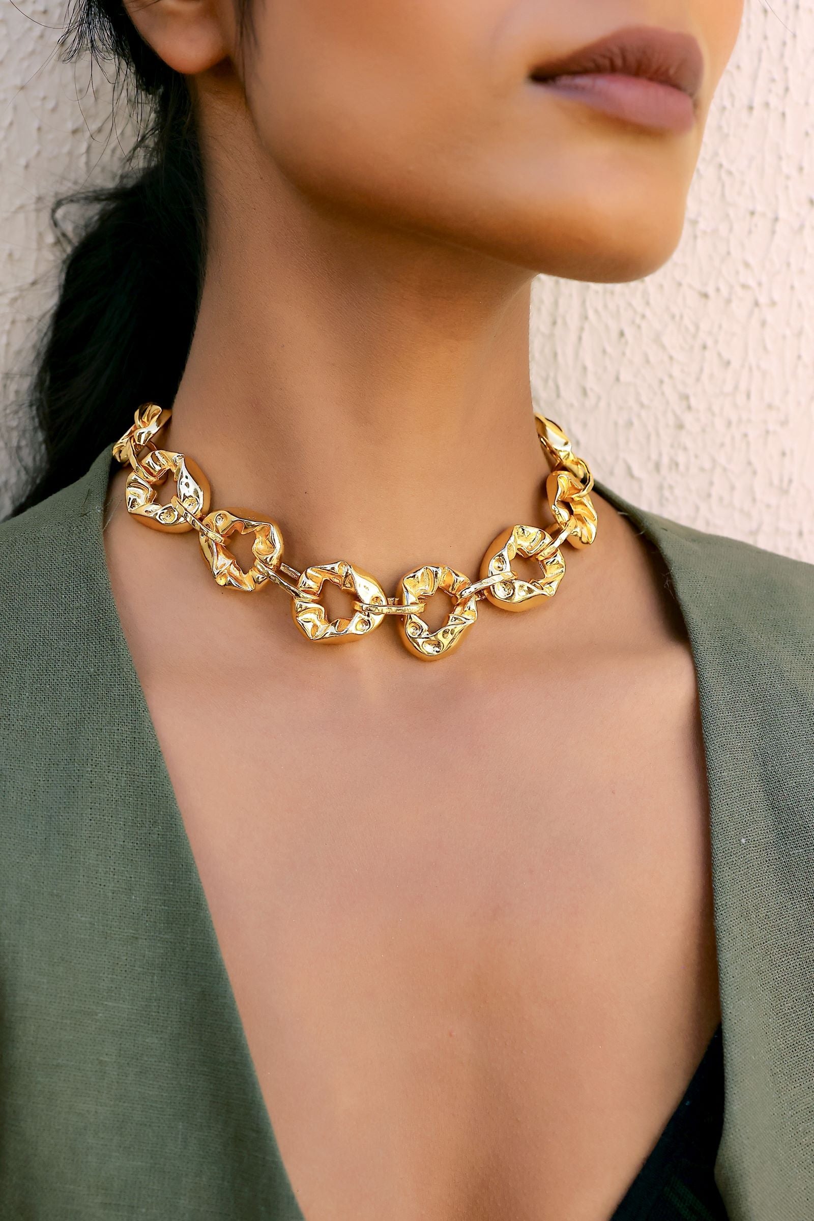 Pebble Molten Necklace