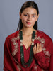 Emerald green beads maala