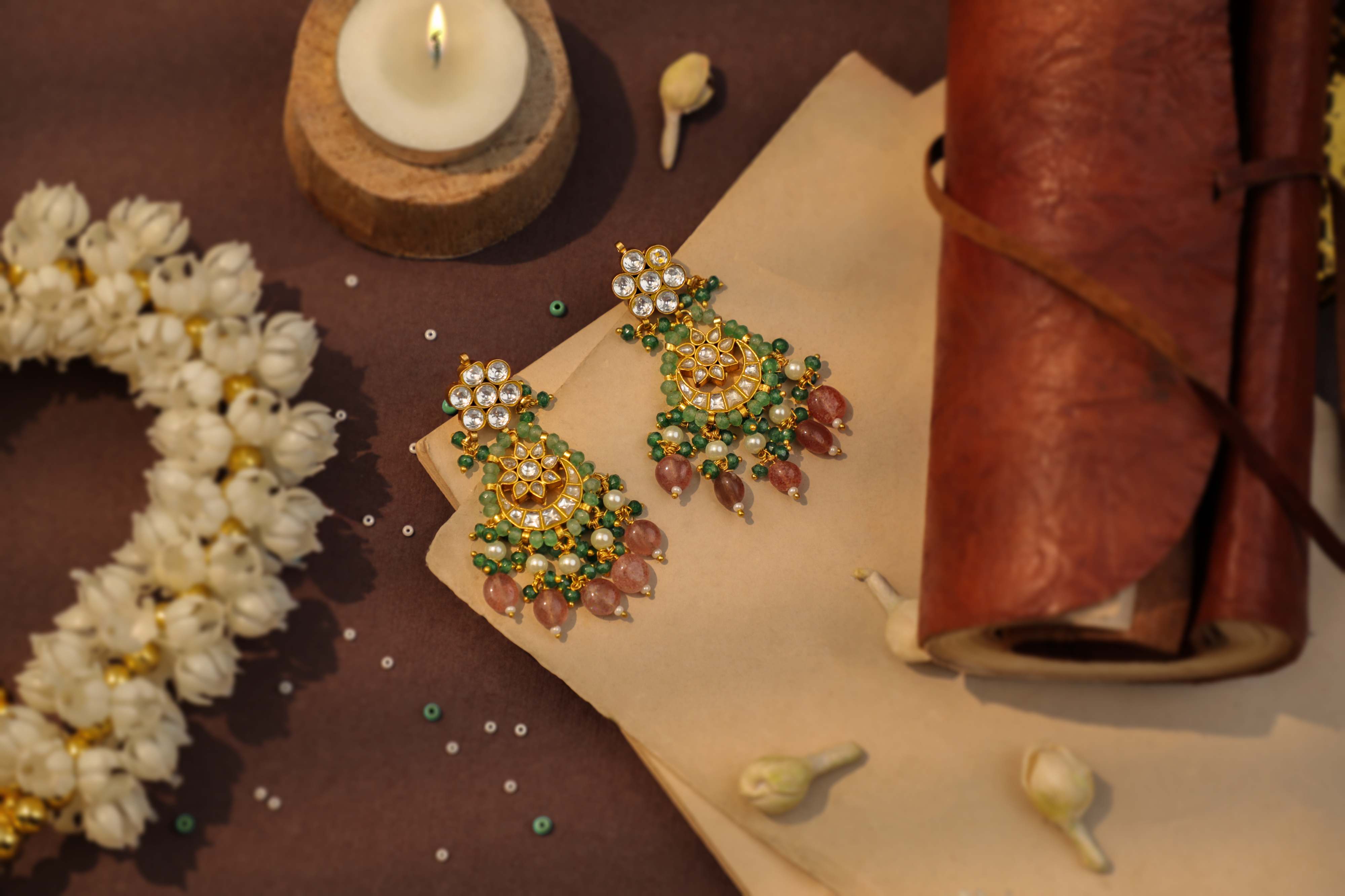 Ruhaani floral classic necklace