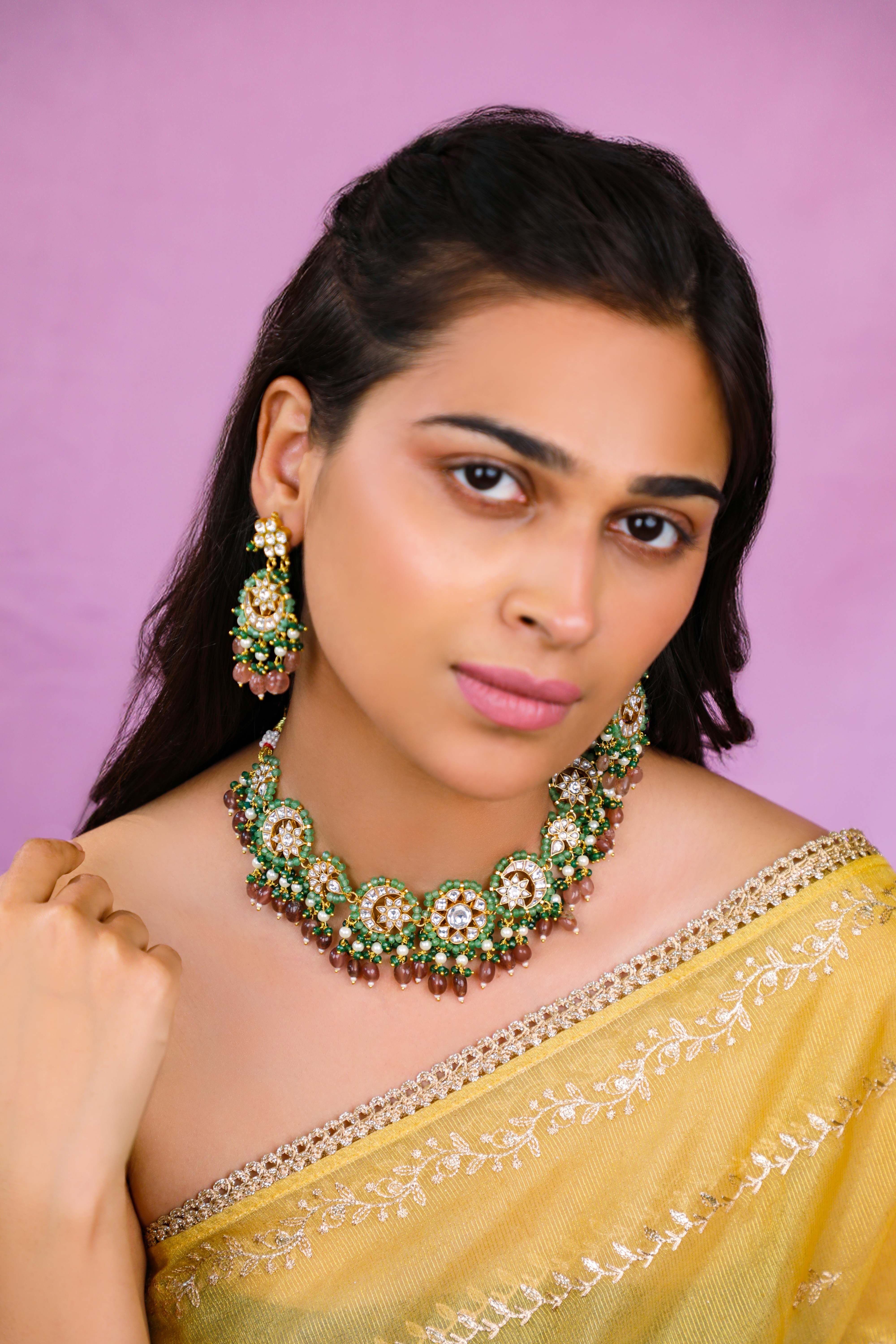 Ruhaani floral classic necklace