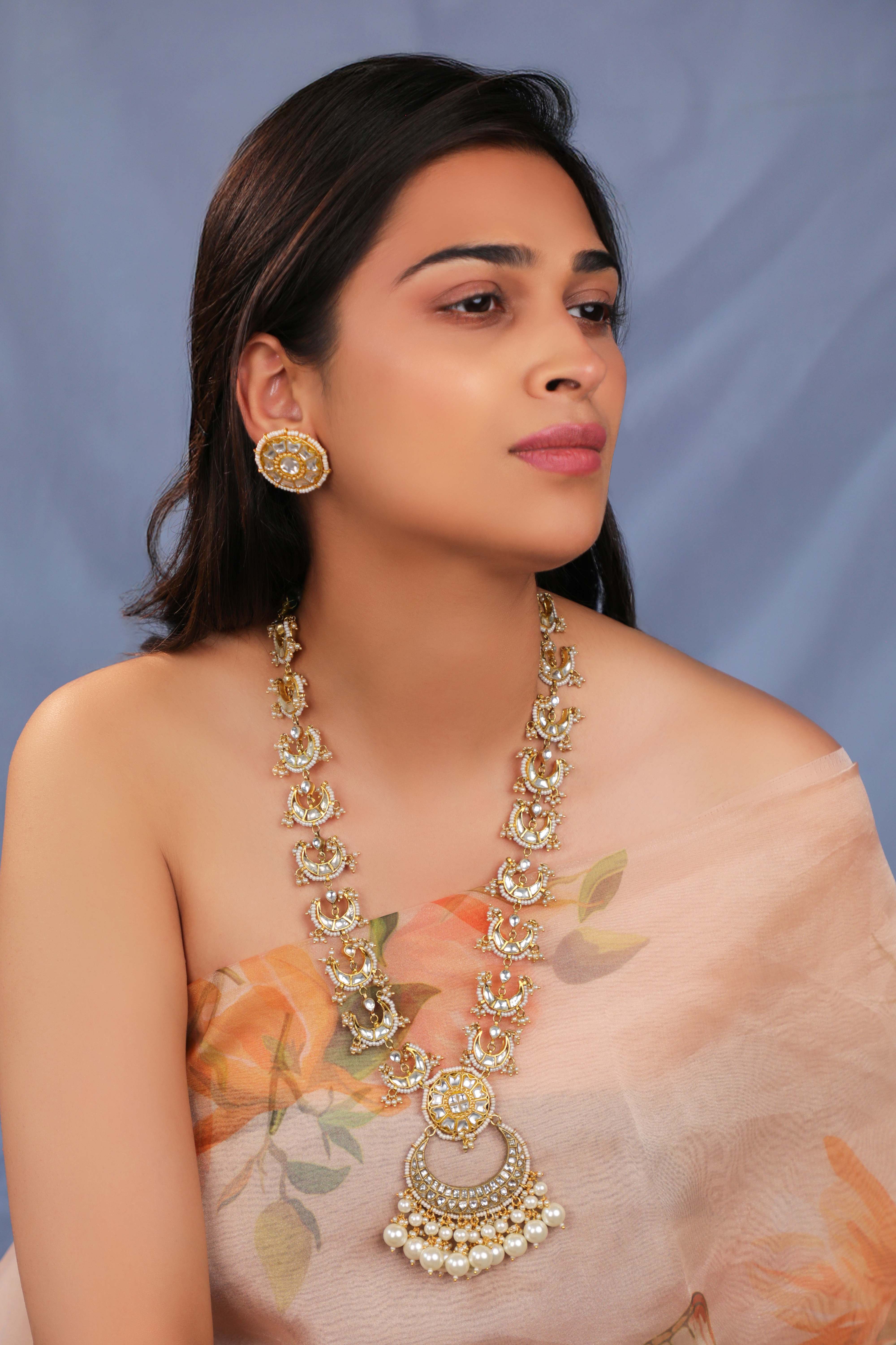 Royal long pendant necklace