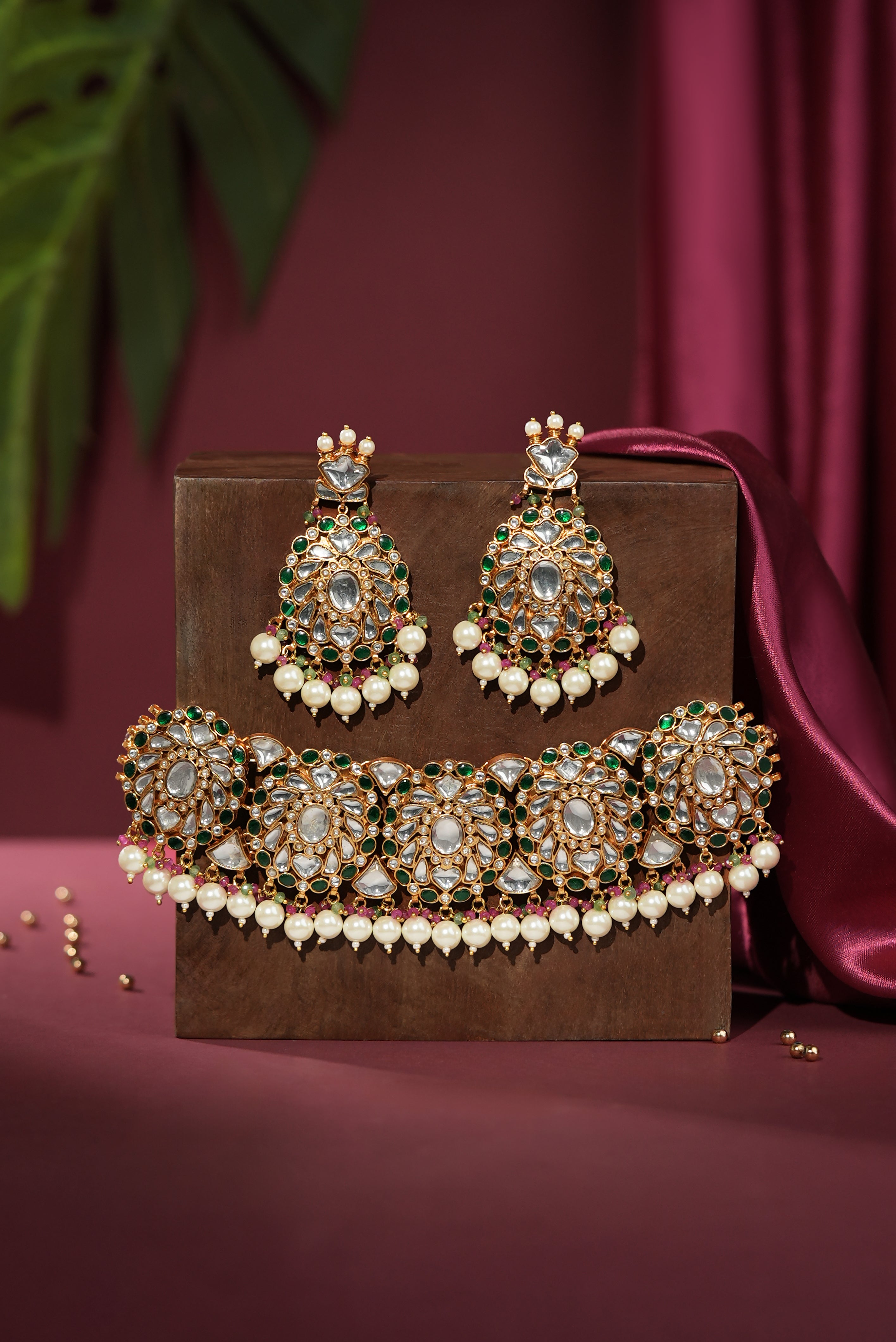 Riana JewelleryRoyal Indian Jadau Bridal Choker set