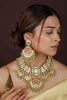 Traditional Indian Kundan bridal jewelry set,