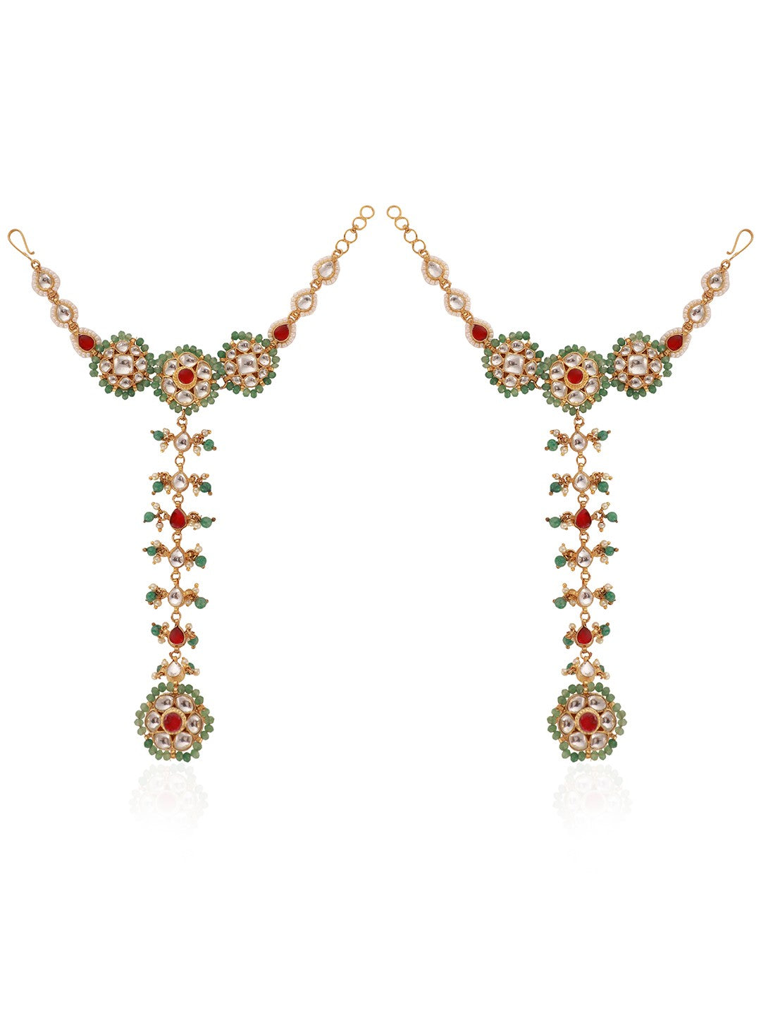 Multicoloured wedding wear hathphool(pair)