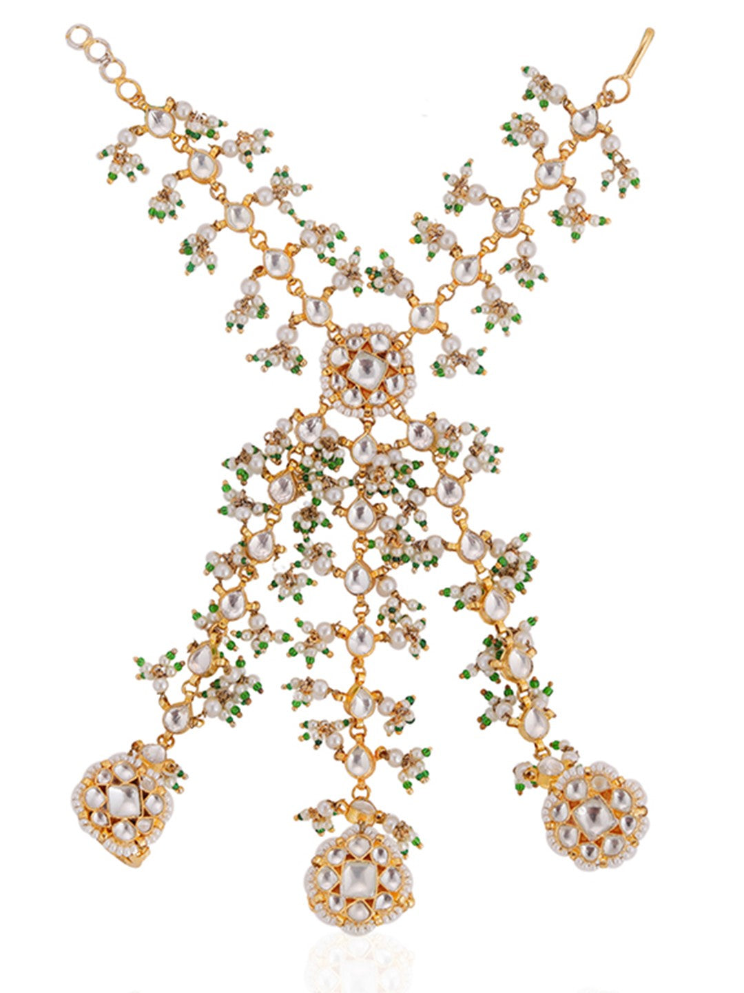 Indian bridal wear three layered hathphool ( pair)