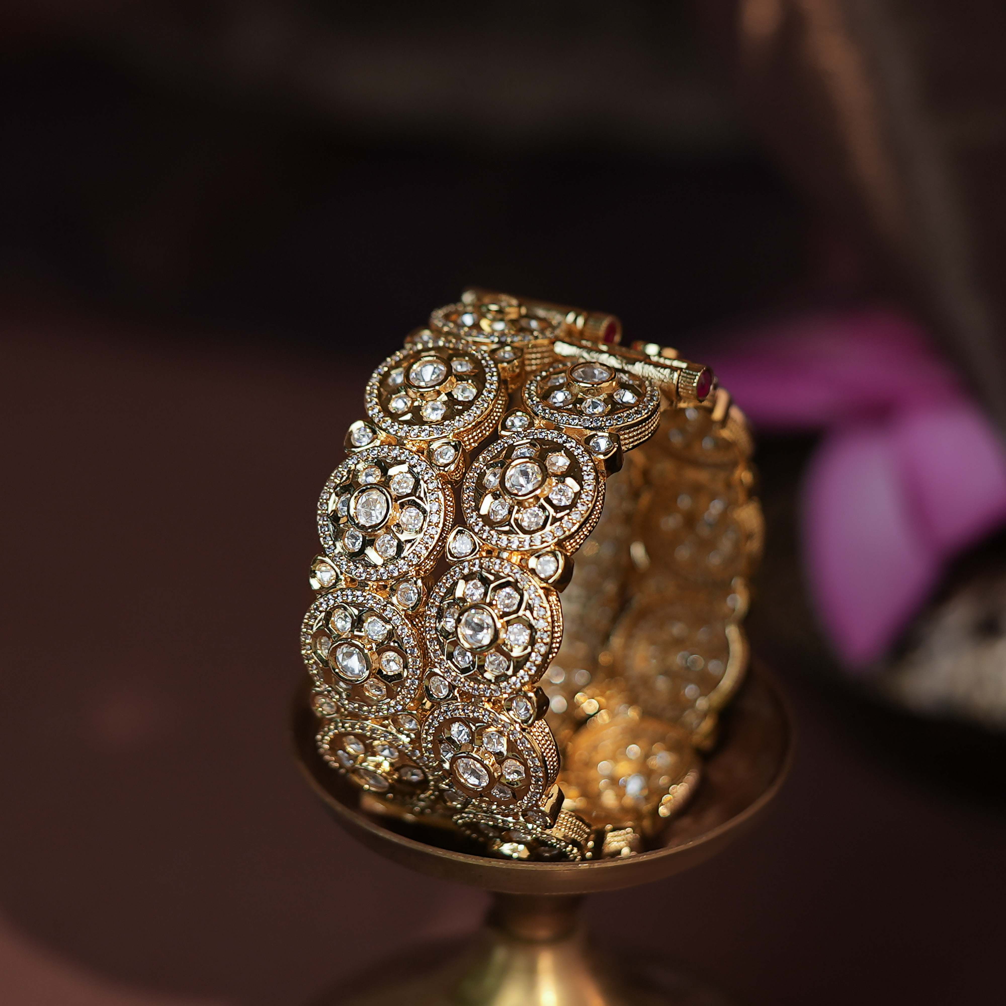 Austrian stone bangles(single pc)