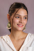 White  pearl earrings